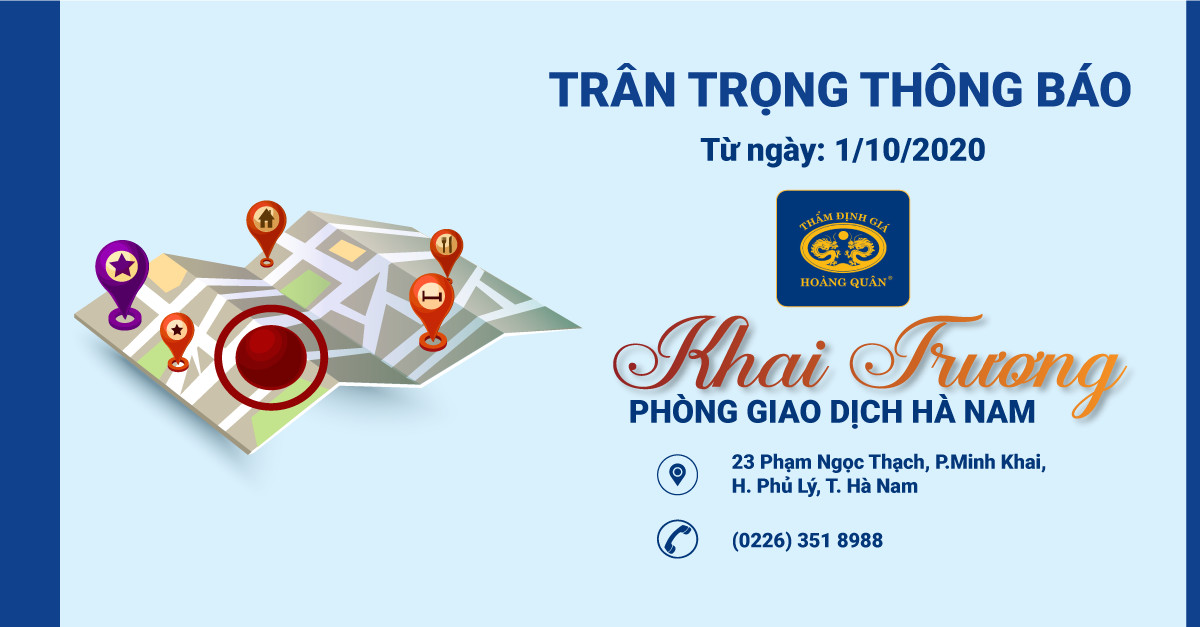 THÔNG BÁO KHAI TRƯƠNG PGD HÀ NAM