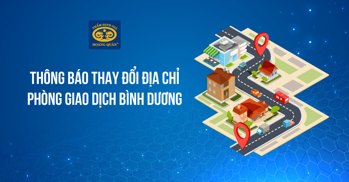 THÔNG BÁO THAY ĐỔI ĐỊA CHỈ VĂN PHÒNG BÌNH DƯƠNG