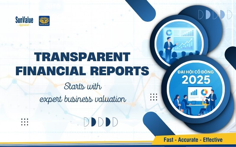 Transparent financial reports require expert valuation support