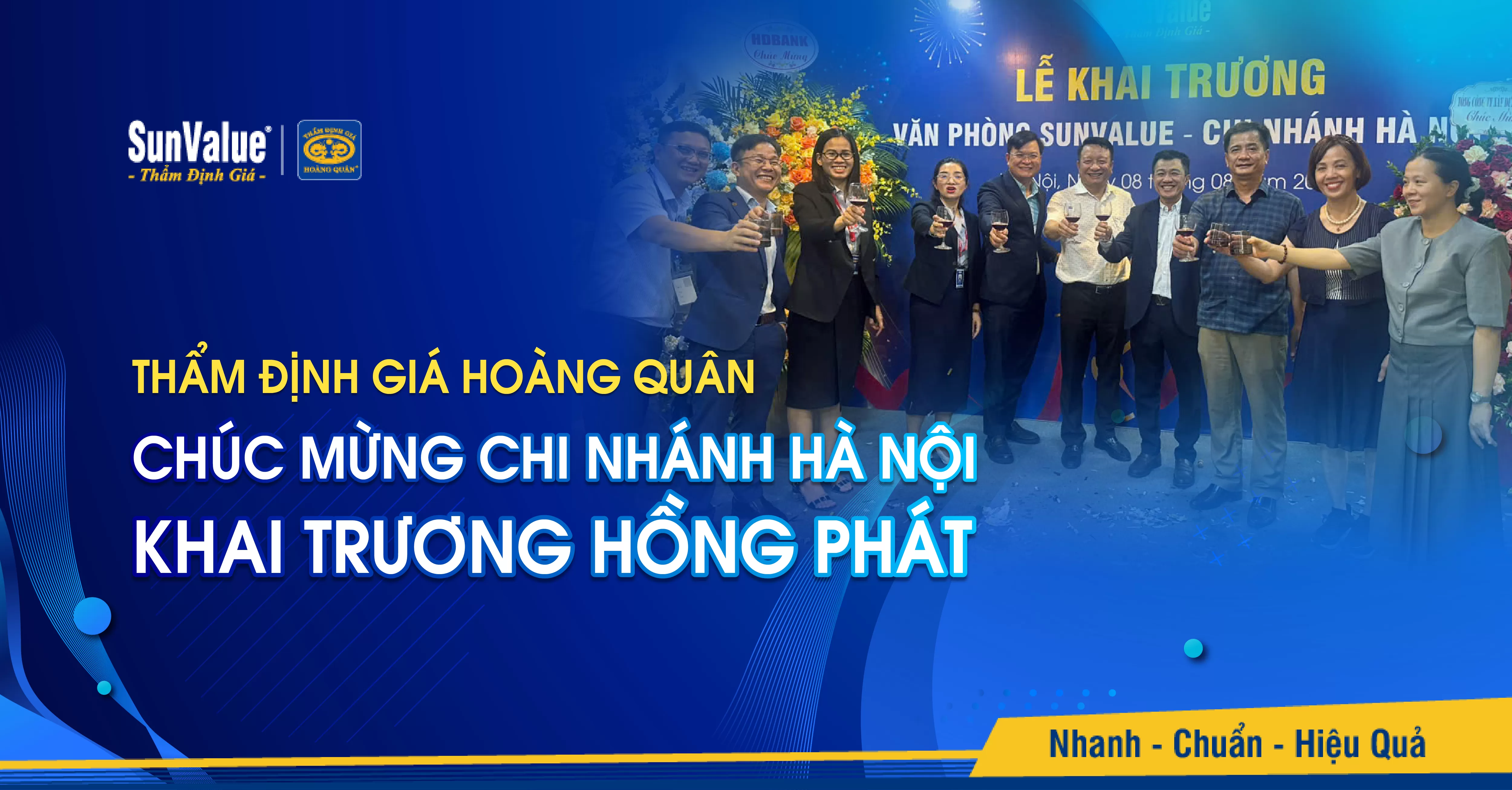 THẨM ĐỊNH GIÁ HOÀNG QUÂN CHÚC MỪNG CHI NHÁNH HÀ NỘI KHAI TRƯƠNG HỒNG PHÁT