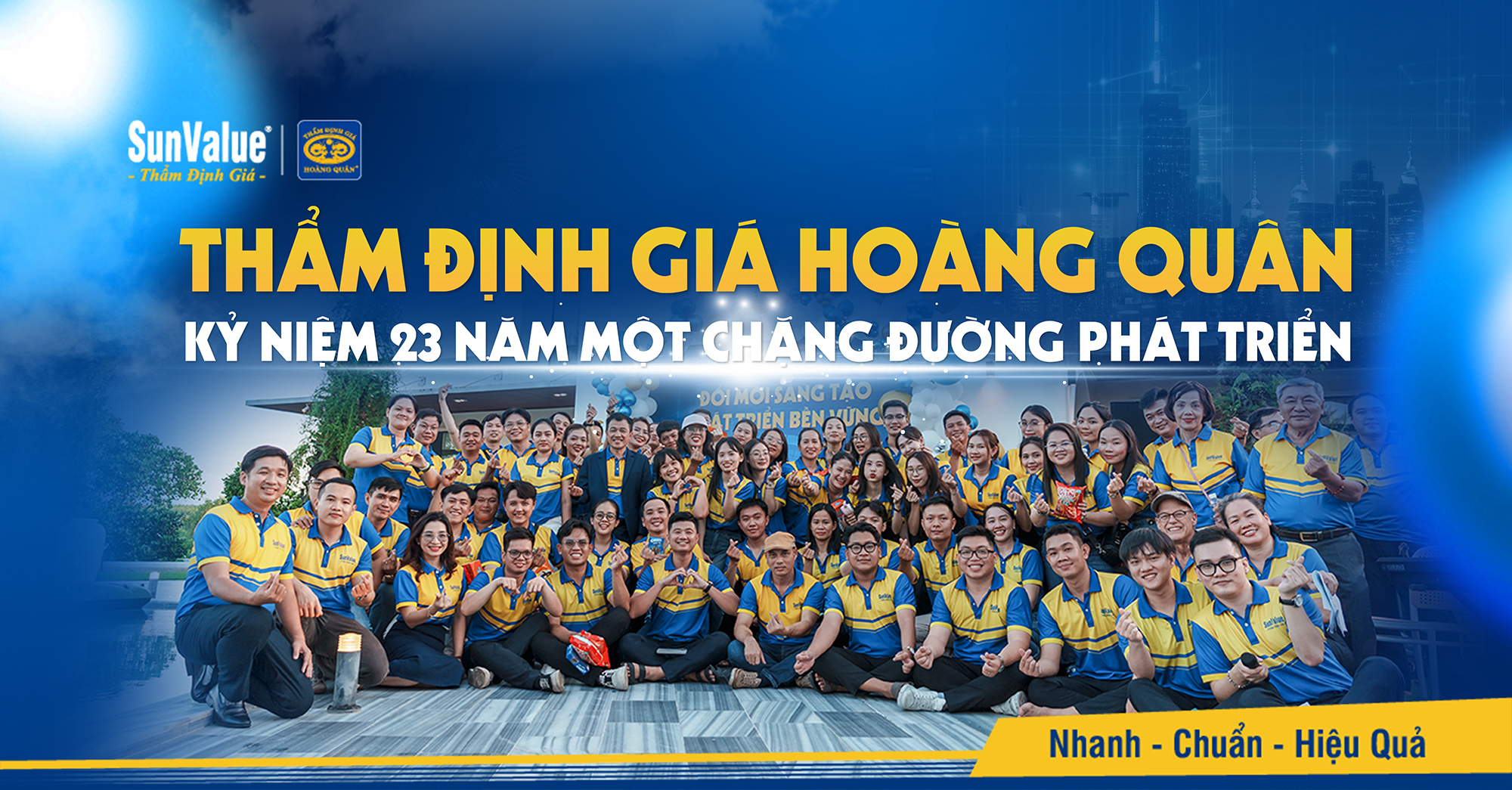 THẨM ĐỊNH GIÁ HOÀNG QUÂN TỔ CHỨC LỄ KỶ NIỆM 23 NĂM MỘT CHẶNG ĐƯỜNG PHÁT TRIỂN