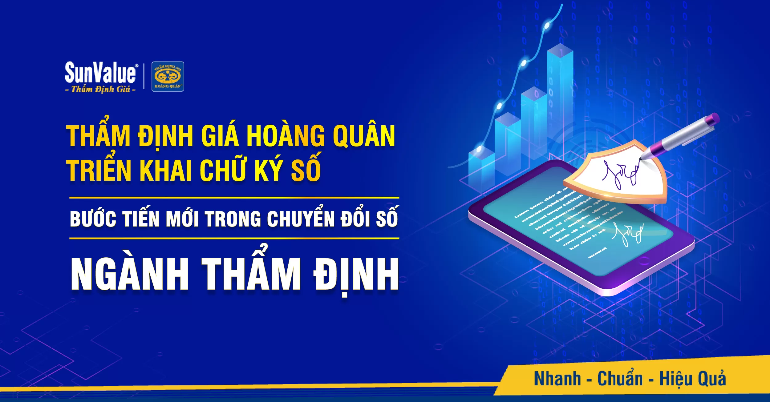 THẨM ĐỊNH GIÁ HOÀNG QUÂN TRIỂN KHAI CHỮ KÝ SỐ: BƯỚC TIẾN MỚI TRONG CHUYỂN ĐỔI SỐ NGÀNH THẨM ĐỊNH