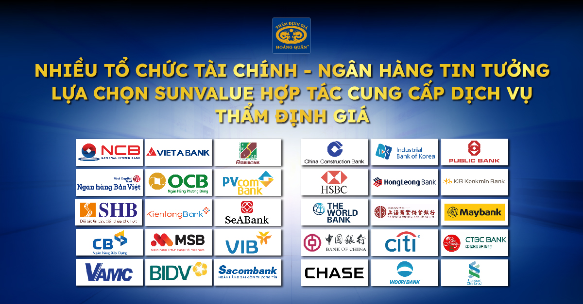 CÁC TỔ CHỨC TÀI CHÍNH - NGÂN HÀNG LIÊN KẾT VỚI SUNVALUE