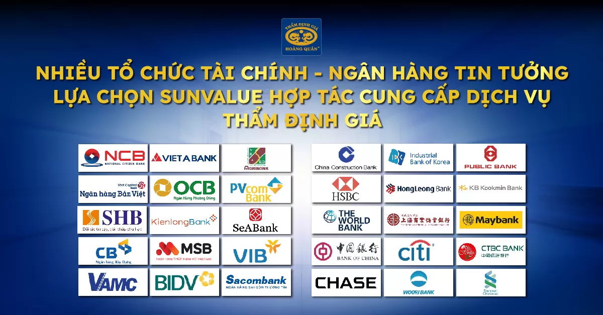 CÁC TỔ CHỨC TÀI CHÍNH - NGÂN HÀNG LIÊN KẾT VỚI SUNVALUE