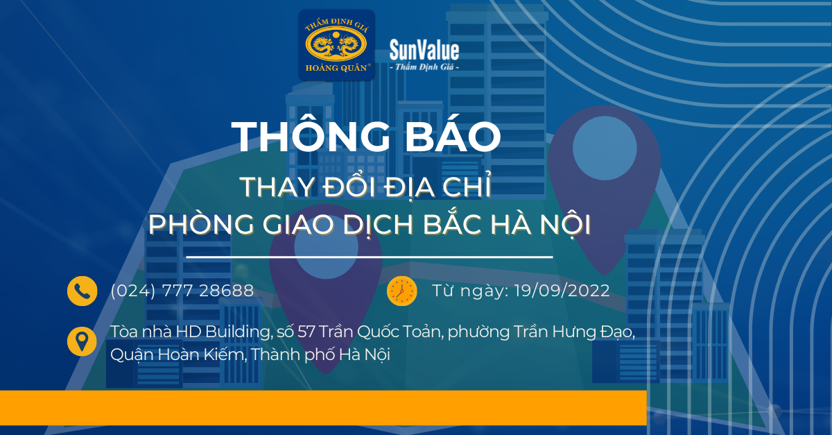 THÔNG BÁO THAY ĐỔI ĐỊA CHỈ PGD BẮC HÀ NỘI