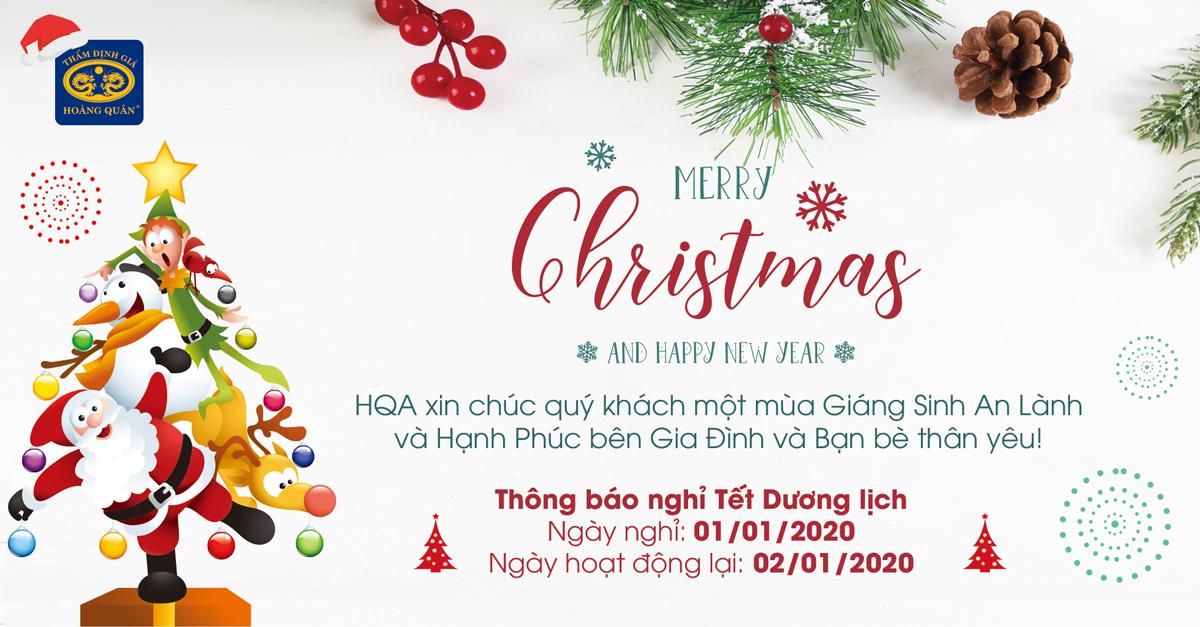 HQA THÔNG BÁO LỊCH NGHỈ TẾT DƯƠNG LỊCH