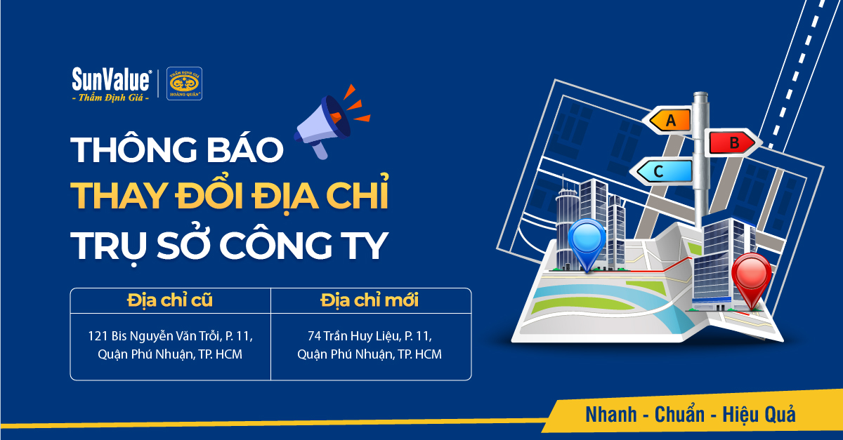 THÔNG BÁO THAY ĐỔI ĐỊA CHỈ TRỤ SỞ CÔNG TY
