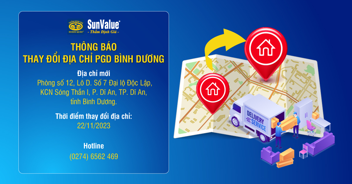 THÔNG BÁO THAY ĐỔI ĐỊA CHỈ PGD BÌNH DƯƠNG