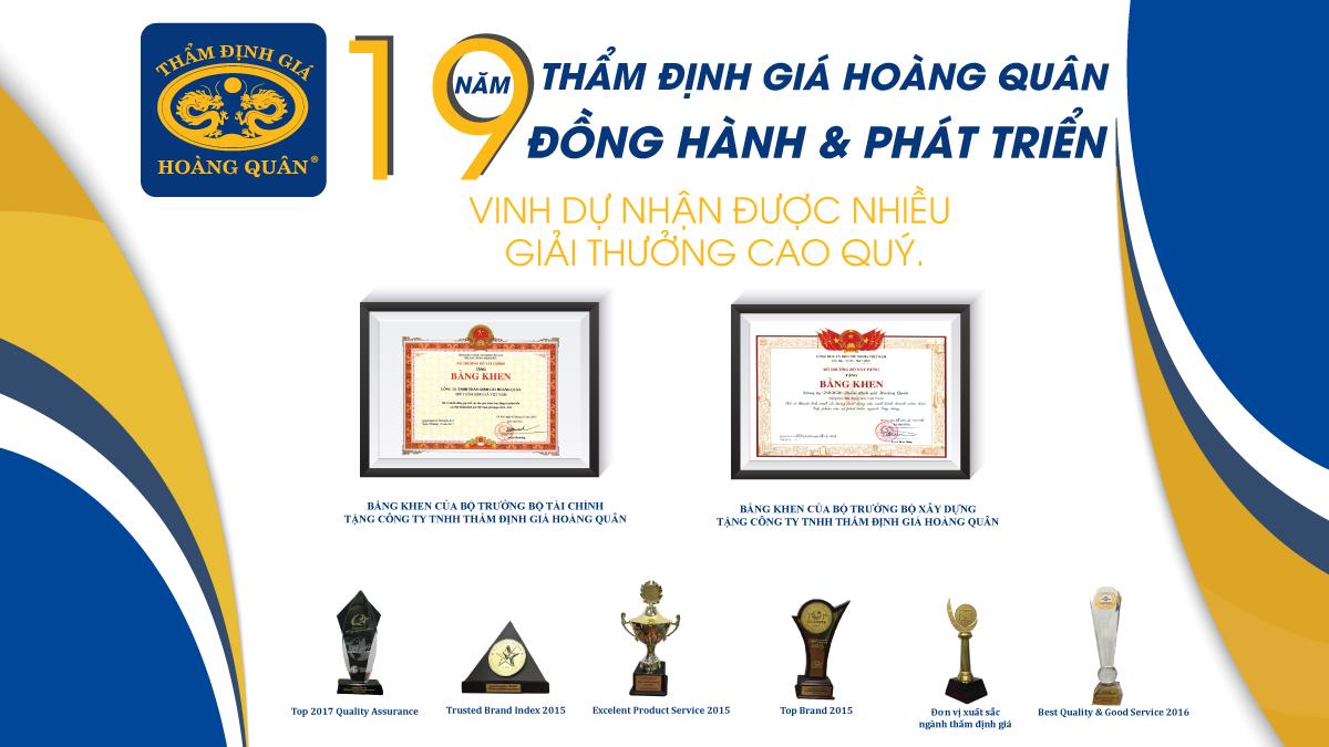 THẨM ĐỊNH GIÁ HOÀNG QUÂN 19 NĂM MỘT CHẶNG ĐƯỜNG ĐỒNG HÀNH & PHÁT TRIỂN  VƯƠN TỚI TÂM CAO MỚI