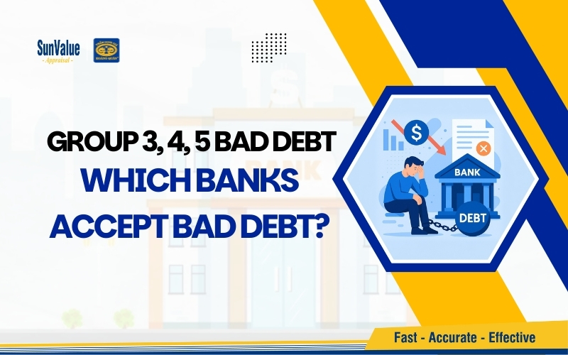 Group 3, 4, 5 bad debt Can you still borrow?