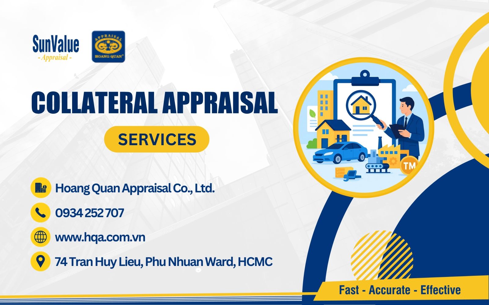 Hoang Quan Appraisal – A trusted collateral asset valuation firm chosen by over 50 banks