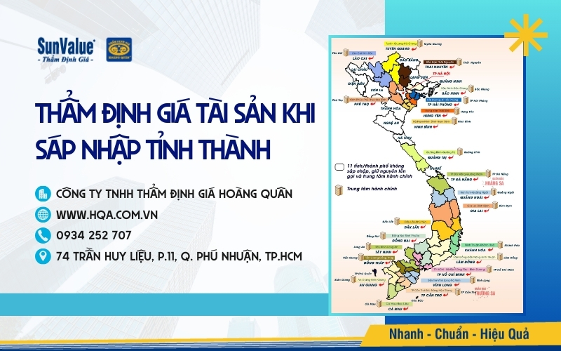 Thẩm định giá Hoàng Quân thẩm định giá tài sản tại mọi tỉnh thành