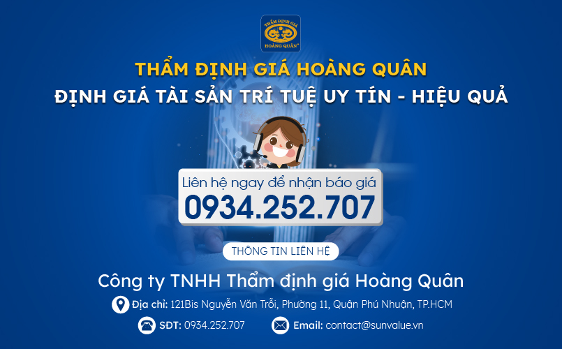 Thẩm định giá Hoàng Quân - Đơn vị định định giá tài sản trí tuệ uy tín, hiệu quả