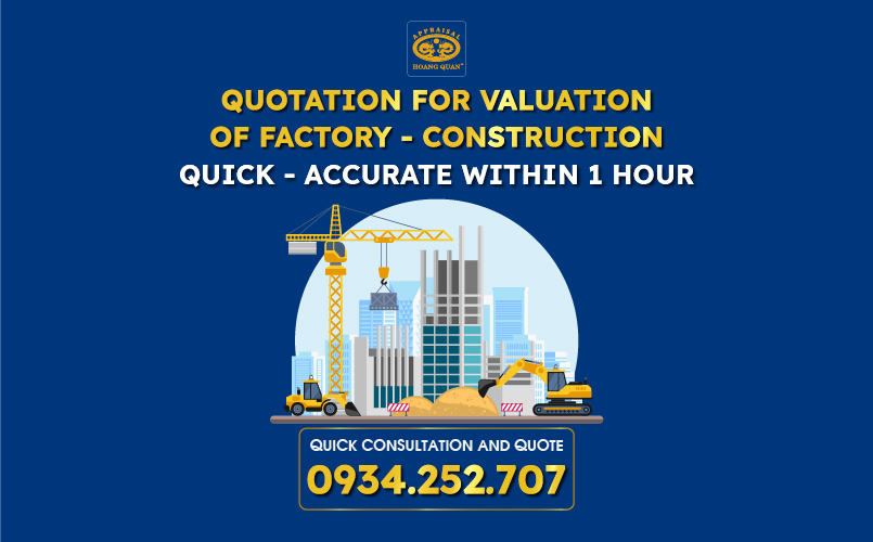 The cost of valuation of factory - construction