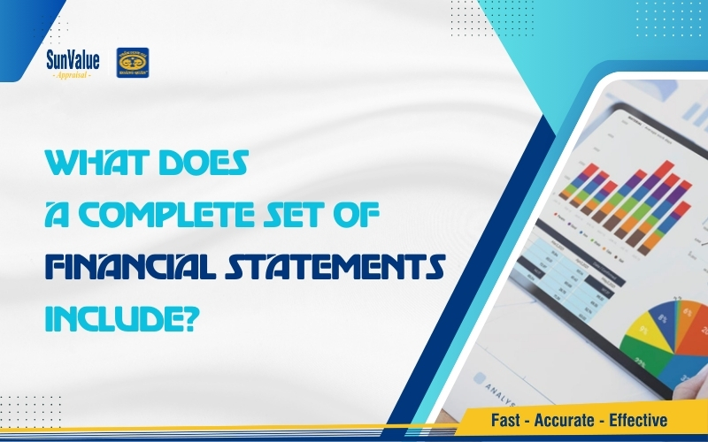 What does a complete set of financial statements include