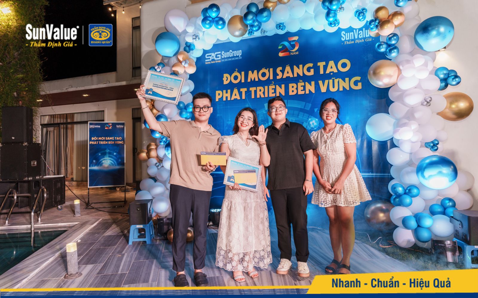 Trao giải Nhất - Nhì - Ba mini game “Thẩm định giá Hoàng Quân là Nhà – 23 năm Gắn Kết”