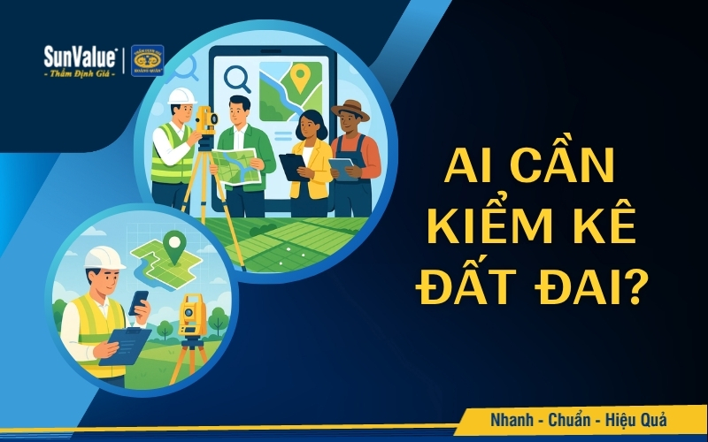 Những đối tượng cần kiểm kê đất đai