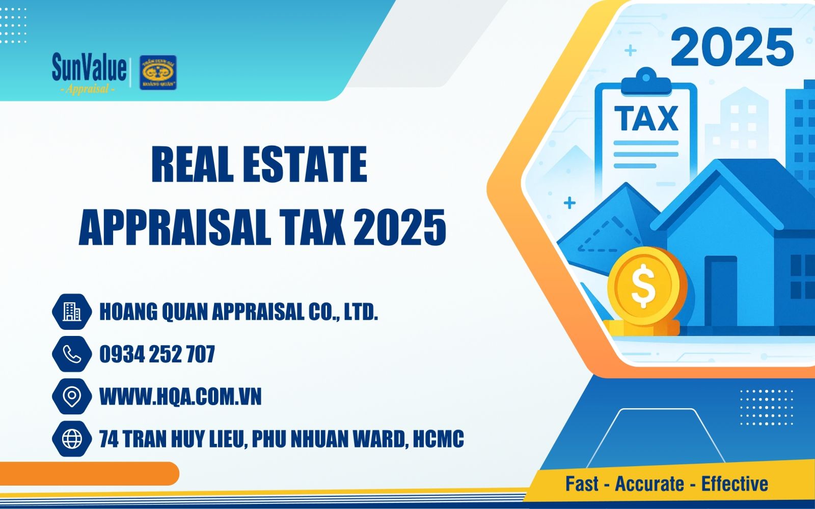 Hoang Quan Appraisal – Accurate property valuation for legal tax filing and cost optimization