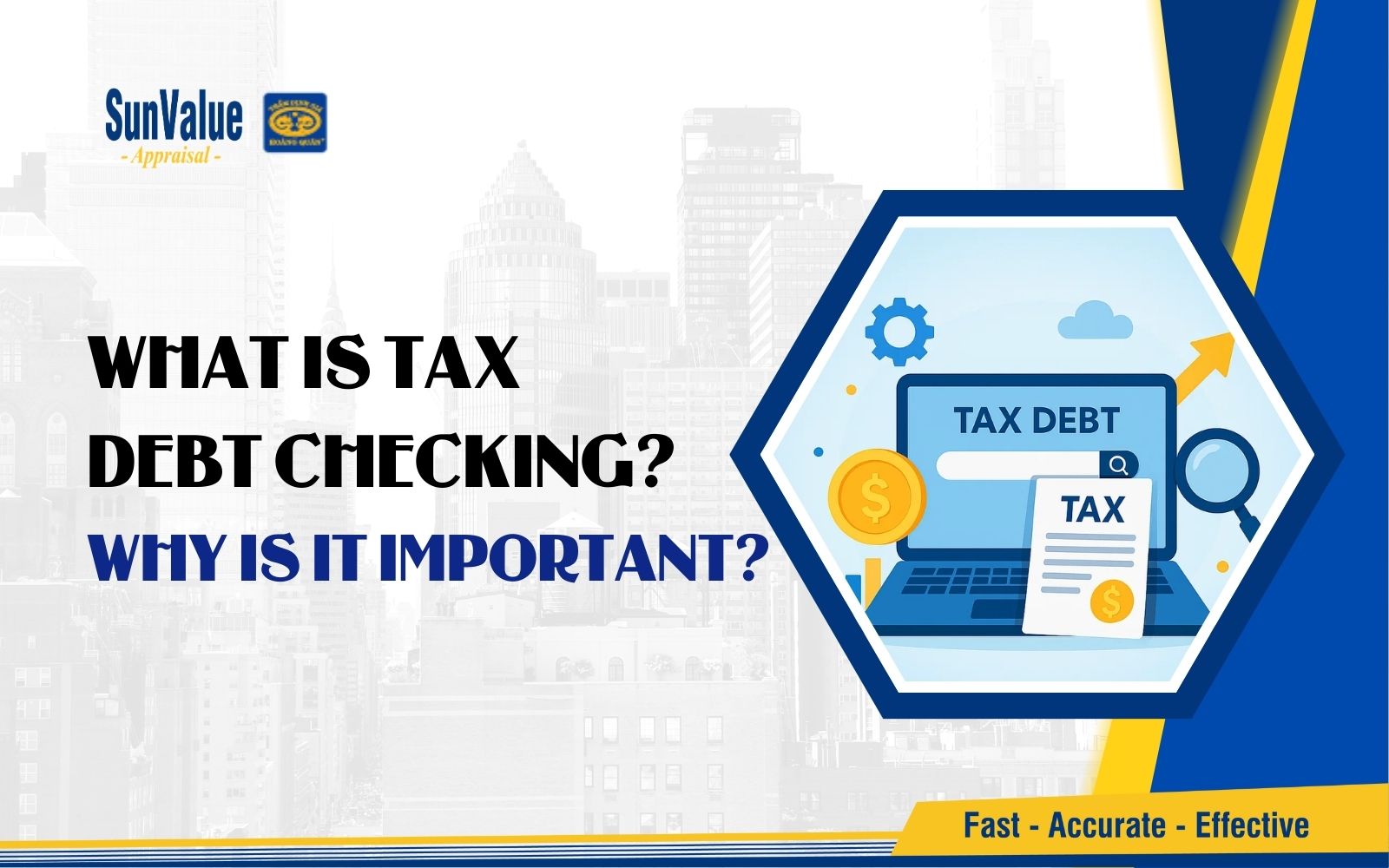 What is tax debt checking and why is it important