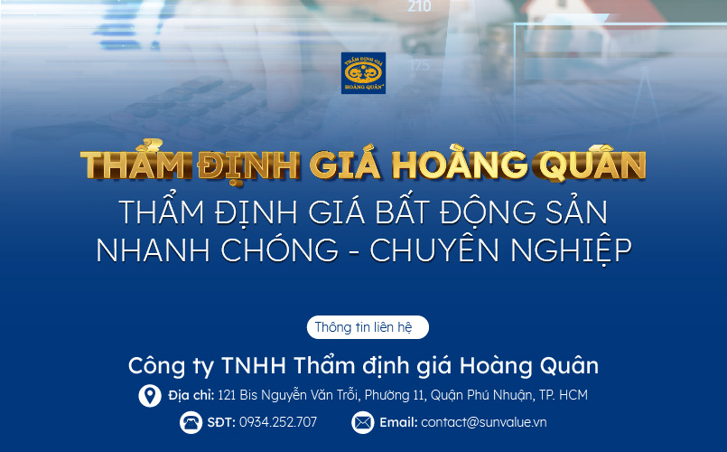 Dịch vụ thẩm định giá bất động sản uy tín hàng đầu tại Thẩm định giá Hoàng Quân