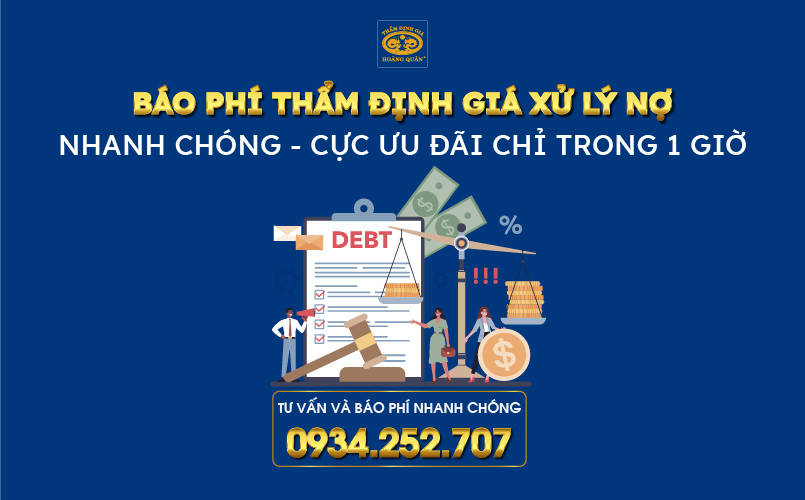 Chi phí thẩm định giá xử lý nợ