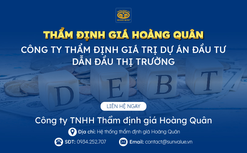 Thẩm định giá Hoàng Quân - đơn vị thẩm định giá xử lý nợ top 1 thị trường