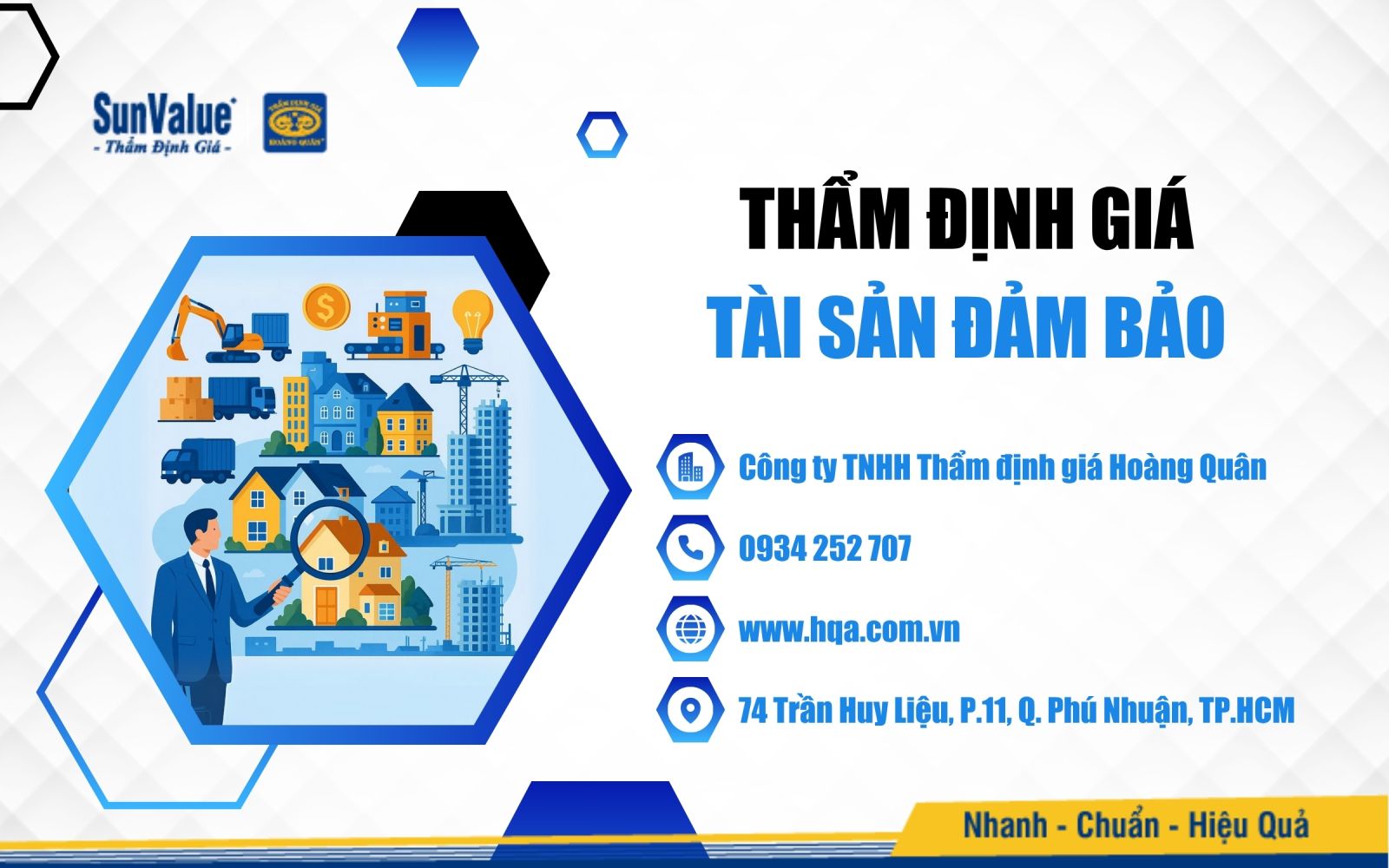 Dịch vụ thẩm định tài sản đảm bảo tại Thẩm định giá Hoàng Quân