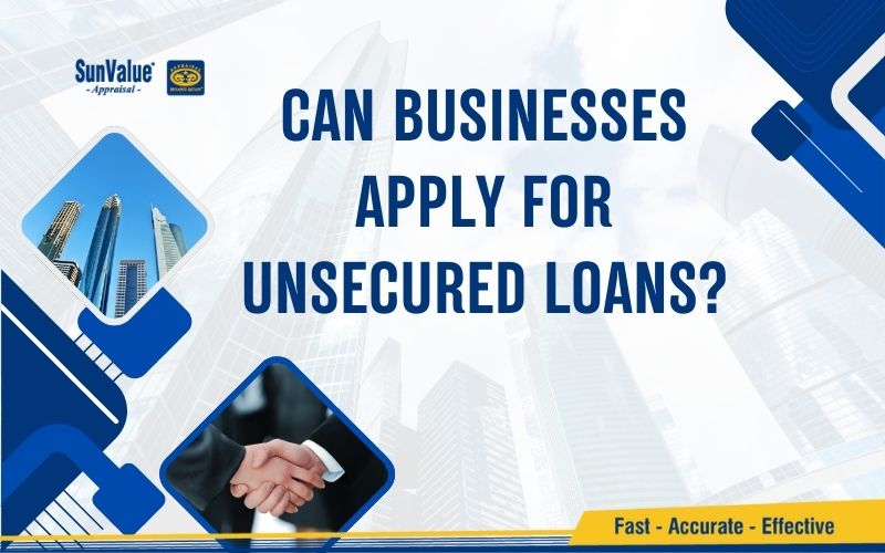 Can a business apply for an unsecured loan